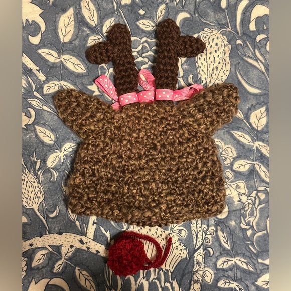 Rudolph the Reindeer newborn photography hat/pro - Picture 4 of 4